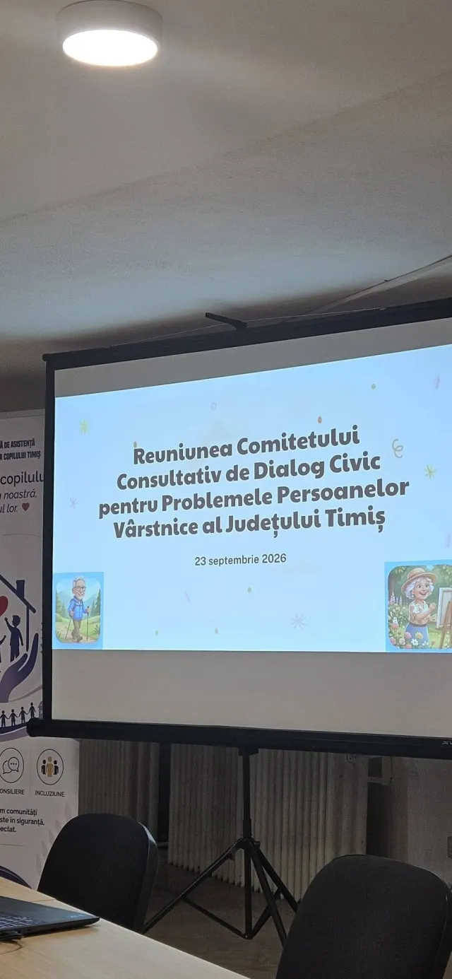 Întâlnirea Comitetului Consultativ de Dialog Civic pentru Persoanele Vârstnice al județului Timiș — 5
