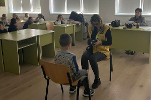 Screening oftalmologic la Școala Gimnazială Nr. 1 din Harsova - Lions Club Hârsova - Carsium
