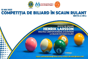 Wheelchair Billiard Competition – 7th edition - Lions Club Bucharest Sportiv Mereu Impreuna Pentru Oameni