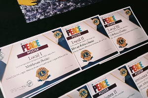 Expozitie si premiere concurs Afise pentru pace - Lions Club Bistrita