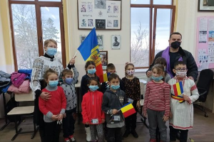 Sarbatorim Unirea Principatelor ROmane la Liceul Teoretic Ciacova - Lions Club Sanmihaiu Roman Dinamic Plus