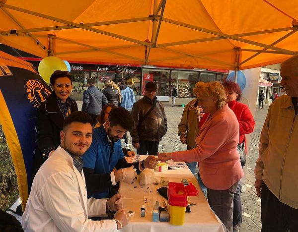 14 Noiembrie-Ziua Mondială de luptă impotriva diabetului - Lions Club Timisoara Dynamis