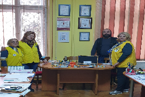 Donatie la atelierul scolii Liceului Tehnologic din Jimbolia - Lions Club Timisoara Dinamic Plus