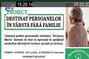 Actiune promovare Proiect de suflet, Speranta pentru Voi - Lions Club Timisoara Dinamic Plus