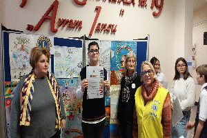 Concurs International Afise pentru Pace la Scoala Gimnaziala Nr. 19 Timisoara - Lions Club Timisoara Dinamic Plus