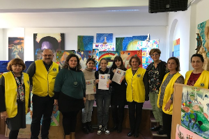 Premierea autorilor lucrarilor pt. progr. "Peace Poster" si "Reading Action" - Lions Club Arad