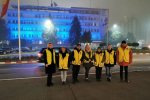 Ziua mondială a diabetului: iluminare în albastru - Lions Club Sarmizegetusa