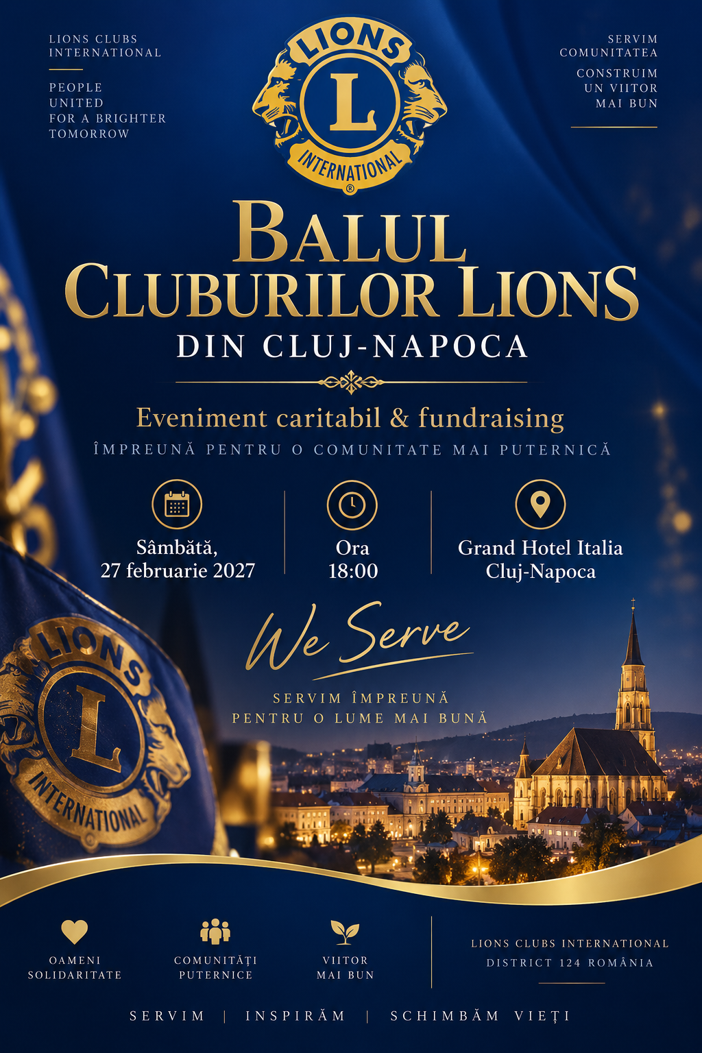 Balul cluburilor Lions din Cluj-Napoca
