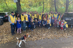 Waste collection Faget Forest - Lions Club Cluj-Napoca Transilvania