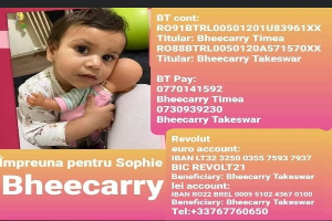 Donatie - Sophie (operatie tumora) - Lions Club Oradea